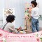 8 Sets Flower and Bird Pre Drawn Canvas Painting Kits - 8" x 10"